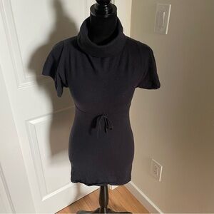 Theory Navy Merino Wool Balsomo Nouvelle Mini Sweater Dress 70671722 EUC Size S